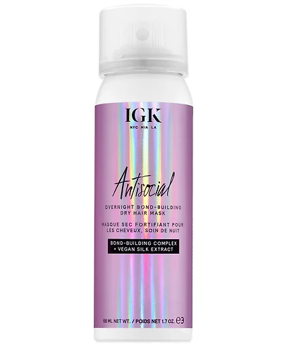 Igk Hair Antisocial Overnight Bond-Building Dry Hair Mask