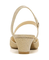 LifeStride Women's Minimalist Slingback Kitten Heel Pumps