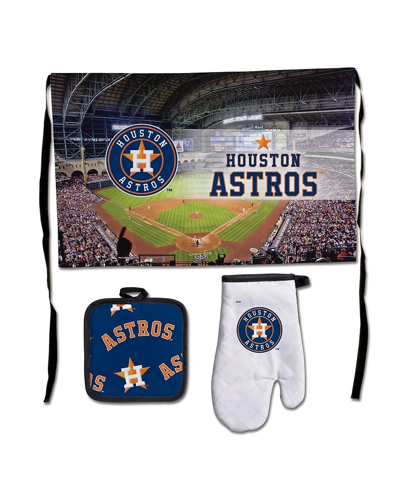 WinCraft Houston Astros Deluxe Barbecue Set