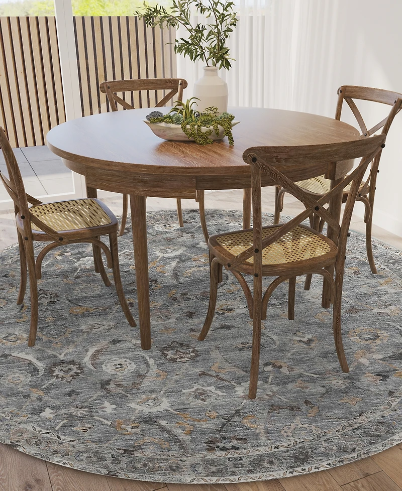 Dalyn Jericho Washable JC4 6' x Round Area Rug