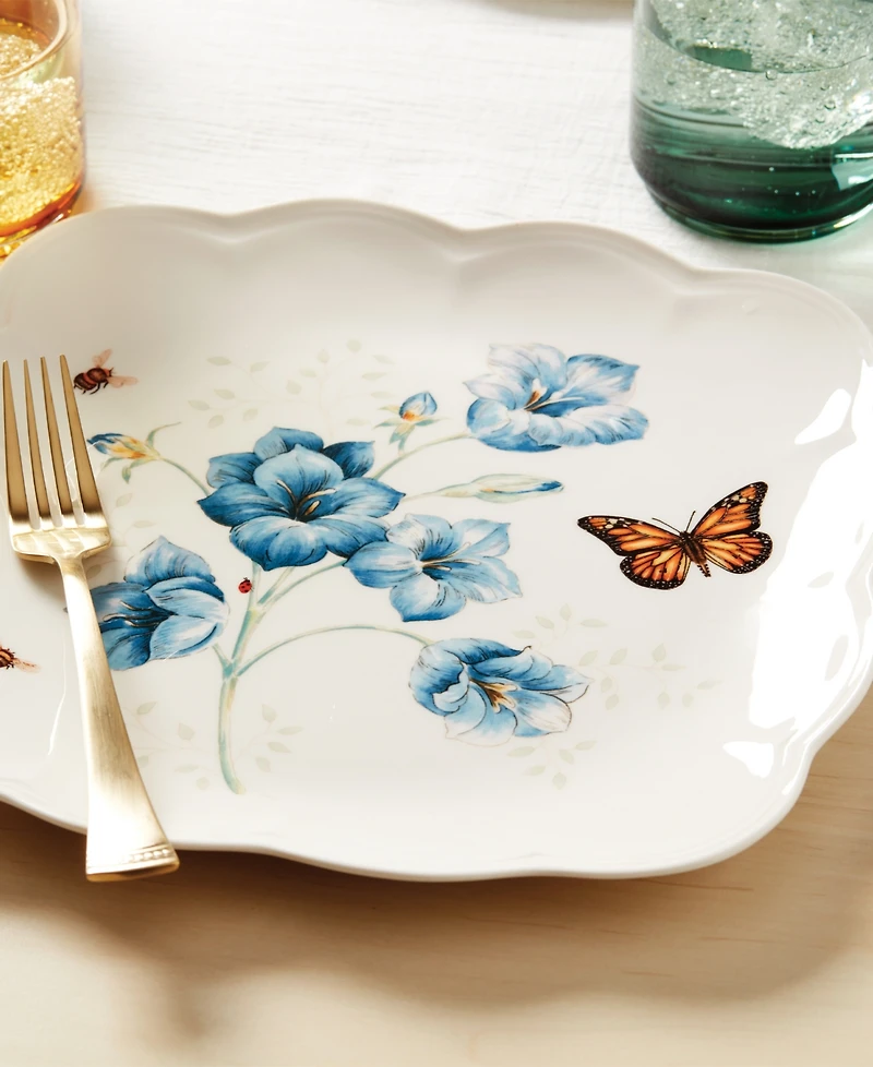 Lenox Butterfly Meadow Square Dinner Plates, Set of 4