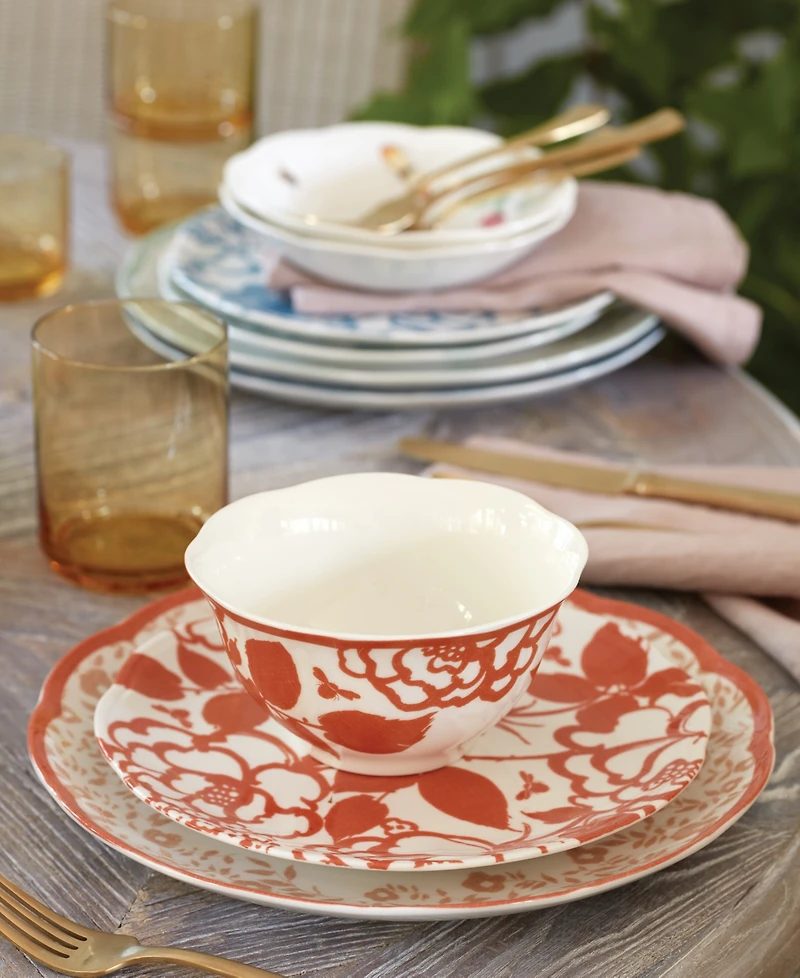 Lenox Butterfly Meadow Cottage Accent Plates, Set of 4