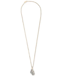 Men's Diamond Boxing Gloves 22" Pendant Necklace (1/2 ct. t.w.) in 14k Gold-Plated Sterling Silver