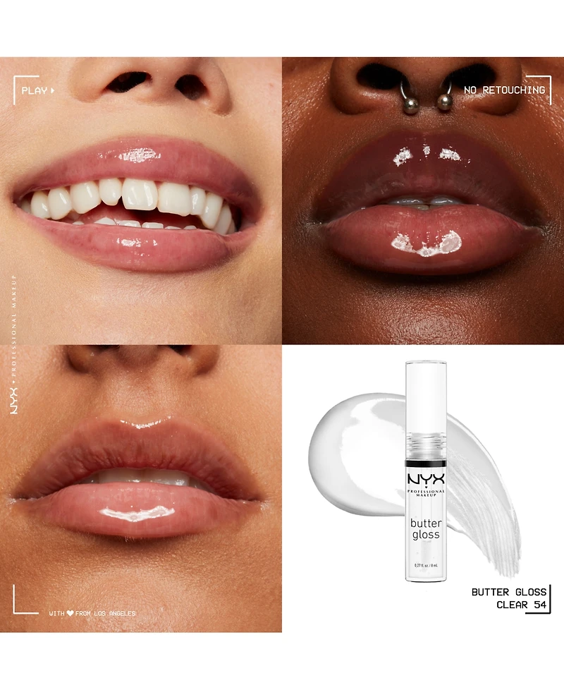 Nyx Professional Makeup Butter Gloss Non-Stick Lip