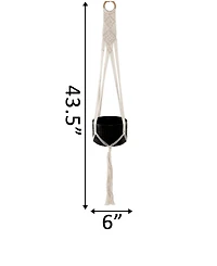 Flora Bunda Hanging Macrame Planter Hanger