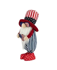 Patriotic Heart 4th of July Americana Gnome
