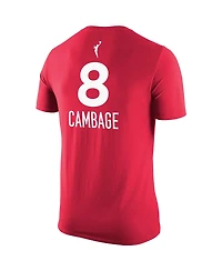 Men's Nike Liz Cambage Red Las Vegas Aces Explorer Edition Name Number T-shirt