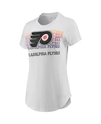 Women's Concepts Sport White, Charcoal Philadelphia Flyers Sonata T-shirt and Leggings Set