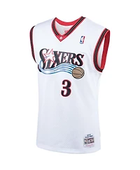 Men's Mitchell & Ness Allen Iverson White Philadelphia 76ers 2000 Hardwood Classics Swingman Player Jersey
