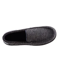 Isotoner Men's Preston Heather Knit Moccasin Slippers