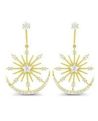 Dangling Earring 14K Gold Plated or Sterling Silver