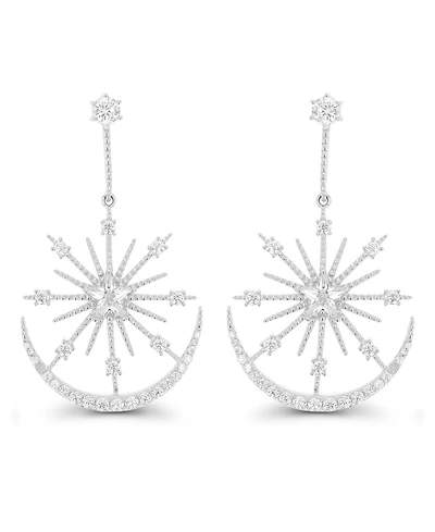 Dangling Earring in 14K Gold Plated or Sterling Silver