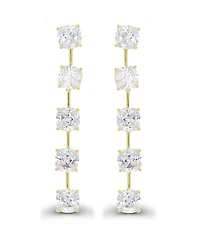 Dangling Earrings in 14K Gold Plated Sterling Silver