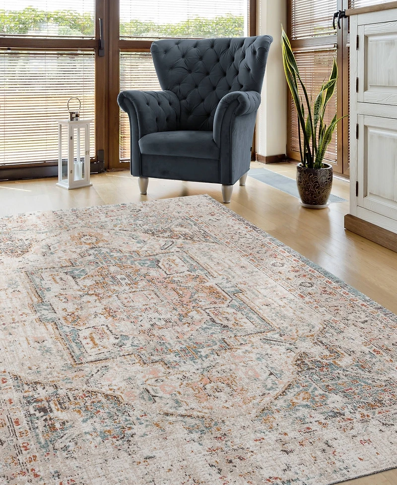 Lr Home Heirloom HRL451 5'3" x 7'10" Outdoor Area Rug
