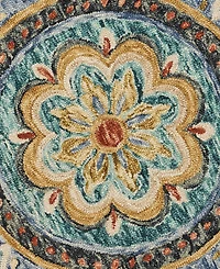 Lr Home Radiance Rdc-104 4' x 4' Round Area Rug