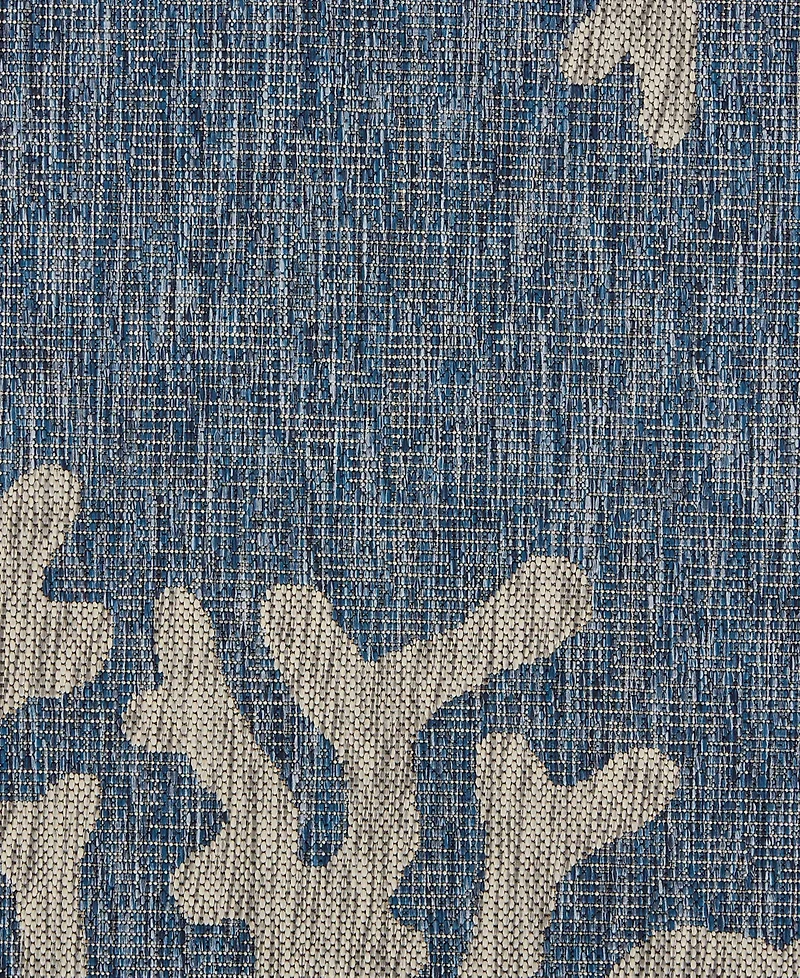 Lr Home Nassau NASS810B 5' x 7' Outdoor Area Rug