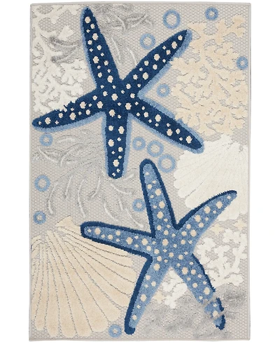 Nourison Home Aloha ALH24 2'8" x 4' Outdoor Area Rug