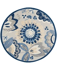 Nourison Home Aloha ALH25 5'3" x Round Outdoor Area Rug