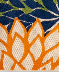 Nourison Home Aloha ALH05 5'3" x 7'5" Outdoor Area Rug