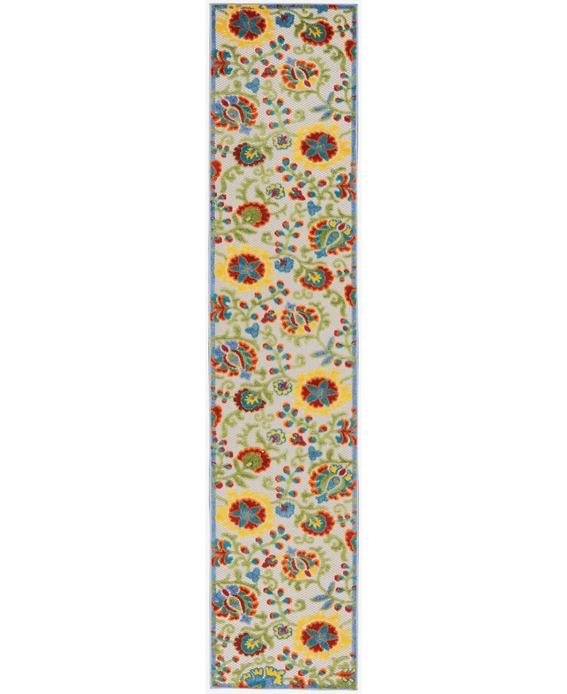 Nourison Home Aloha ALH17 2'3" x 10' Runner Rug