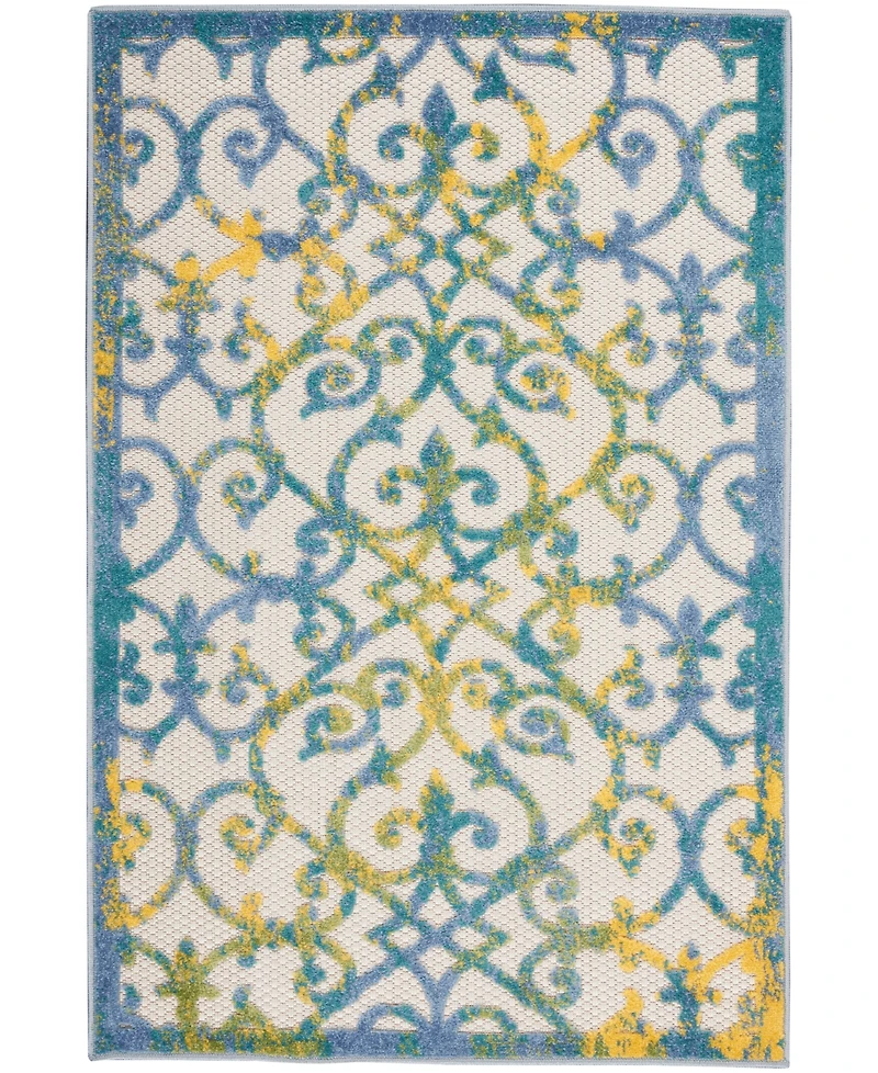 Nourison Home Aloha ALH21 2'8" x 4' Outdoor Area Rug