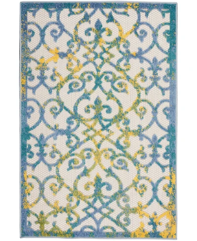 Nourison Home Aloha ALH21 2'8" x 4' Outdoor Area Rug