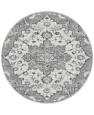 Amer Rugs Montana Herris 7'6" x 7'6" Round Area Rug