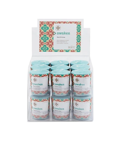 Seeking Balance Votive Awaken-Basil Lime Set, 18 Piece