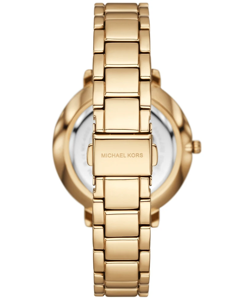 Michael Kors Women's Pyper Three-Hand Gold-Tone Bracelet Watch 38mm