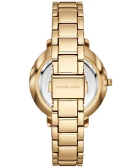 Michael Kors Women's Pyper Three-Hand Gold-Tone Bracelet Watch 38mm
