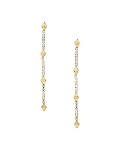 Ettika Women's 18k Gold Plated Straight Dangle Earrings