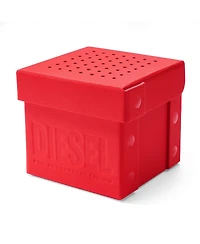 Diesel Men's Spiked Black-Tone Stainless Steel Bracelet Watch, 49mm