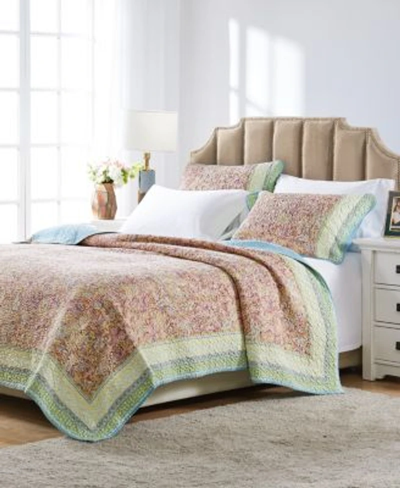 Greenland Home Fashions Palisades Pastel Quilt Sets