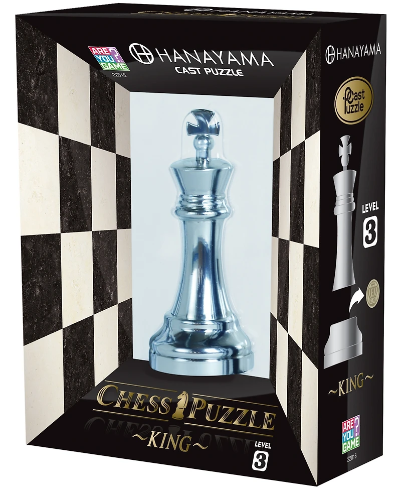 Areyougame Hanayama Level 3 Cast Chess Puzzle - King