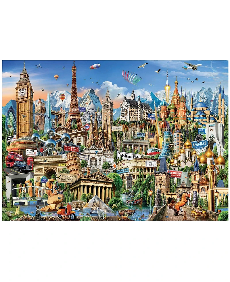 Educa Europe Landmarks Puzzle Set, 2001 Piece