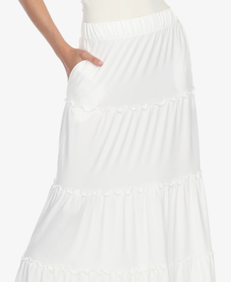 Women's Tiered Maxi Skirt