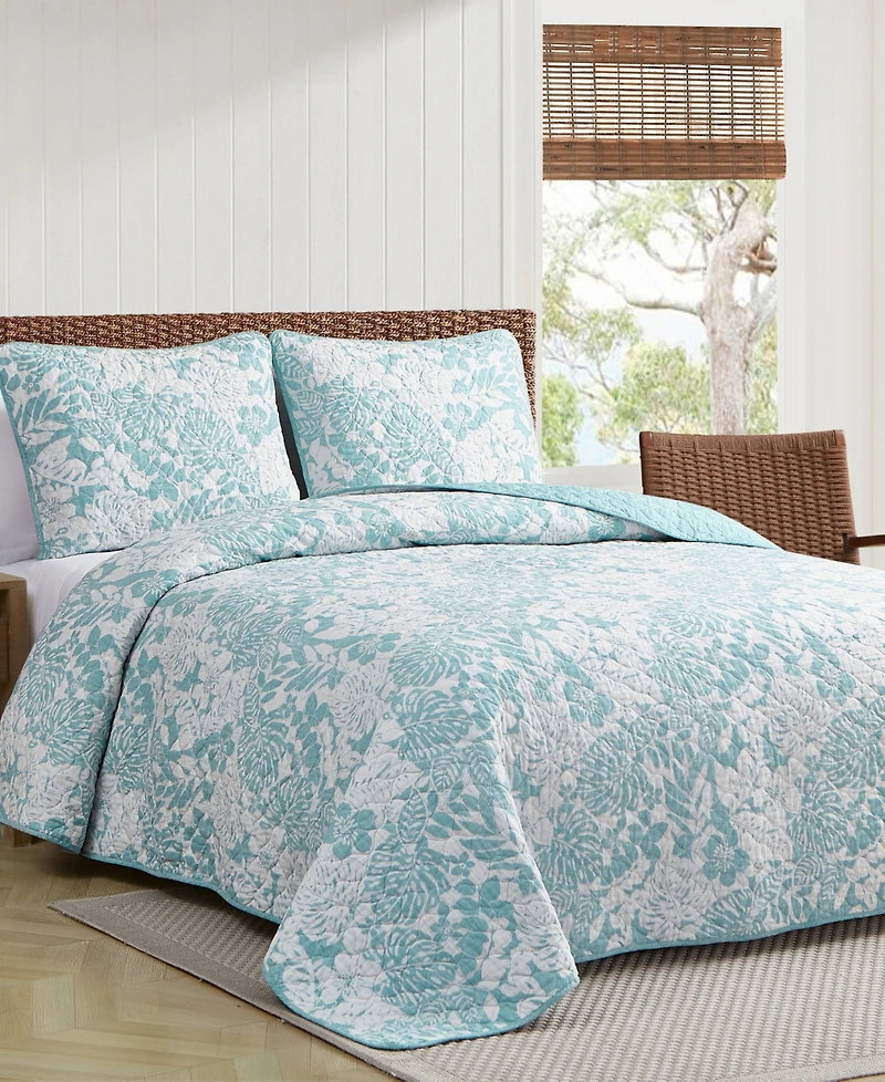 Tommy Bahama Home Laguna Beach Reversible 3 Piece Quilt Set