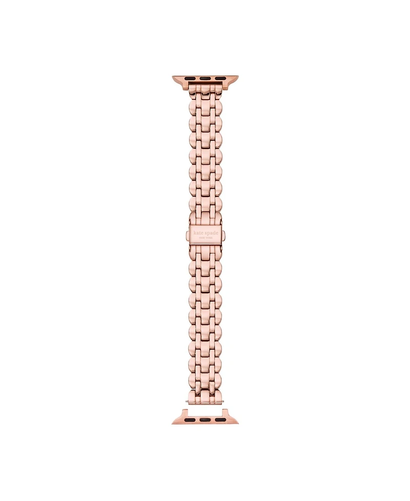 kate spade new york Rose Gold-Tone Stainless Steel Scallop Bracelet Band for Apple Watch, 38mm, 40mm, 41mm