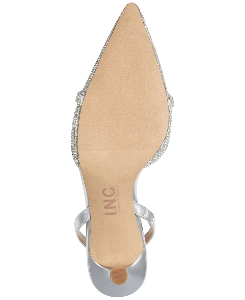 I.n.c. International Concepts Women's Gelsey Slingback Kitten-Heel Pumps, Created for Macy's