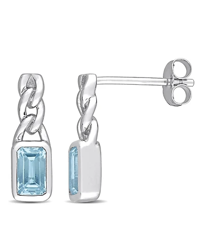 Amethyst (2/5 ct. t.w.) Link Drop Earrings 10k Yellow Gold