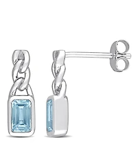 Amethyst (2/5 ct. t.w.) Link Drop Earrings 10k Yellow Gold