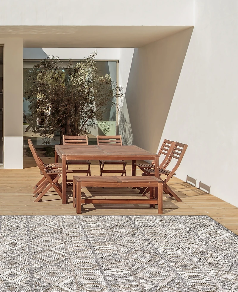 Kas Calla 5'3" x 7' Outdoor Area Rug