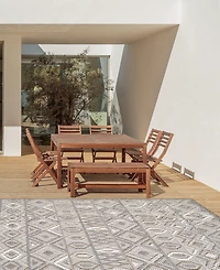 Kas Calla 5'3" x 7' Outdoor Area Rug