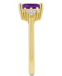 Gemstone and Diamond (1/5 ct. t.w.) Ring 14k Gold