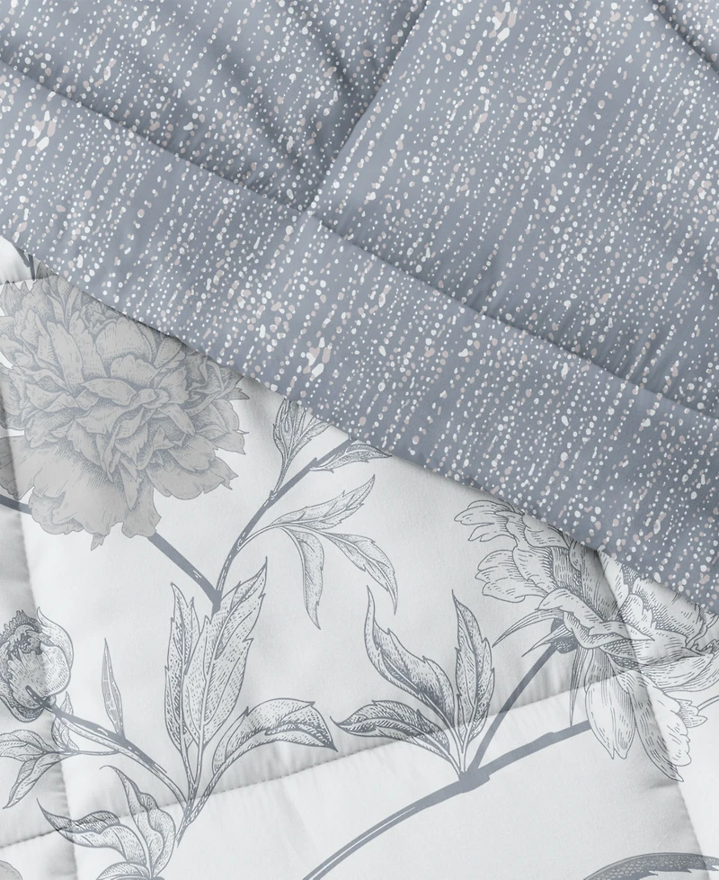 ienjoy Home Molly Botanicals Reversible 3-Pc. Comforter Set, King/California King