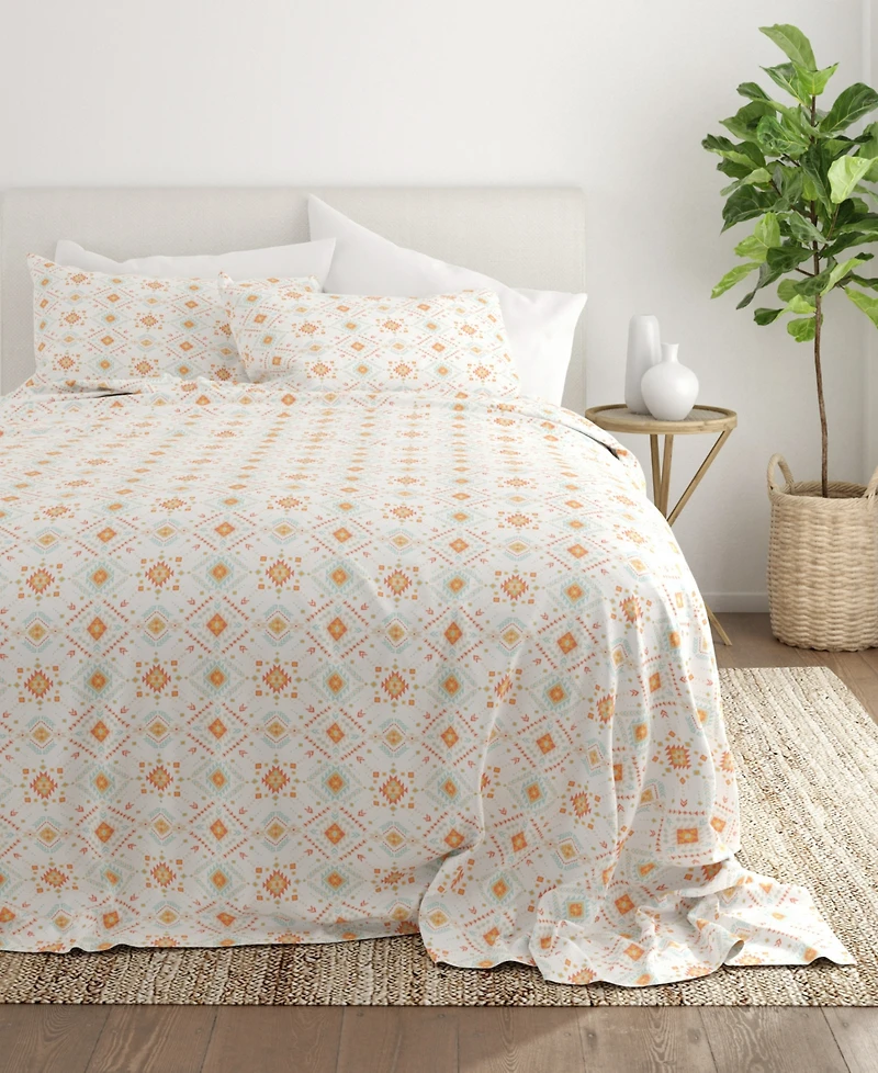 ienjoy Home The Boho & Beyond Premium Ultra Soft Pattern -Pc. Sheet Set