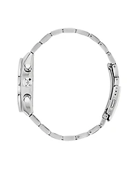 adidas Unisex Three Hand Edition One Chrono Silver-Tone Stainless Steel Bracelet Watch 40mm
