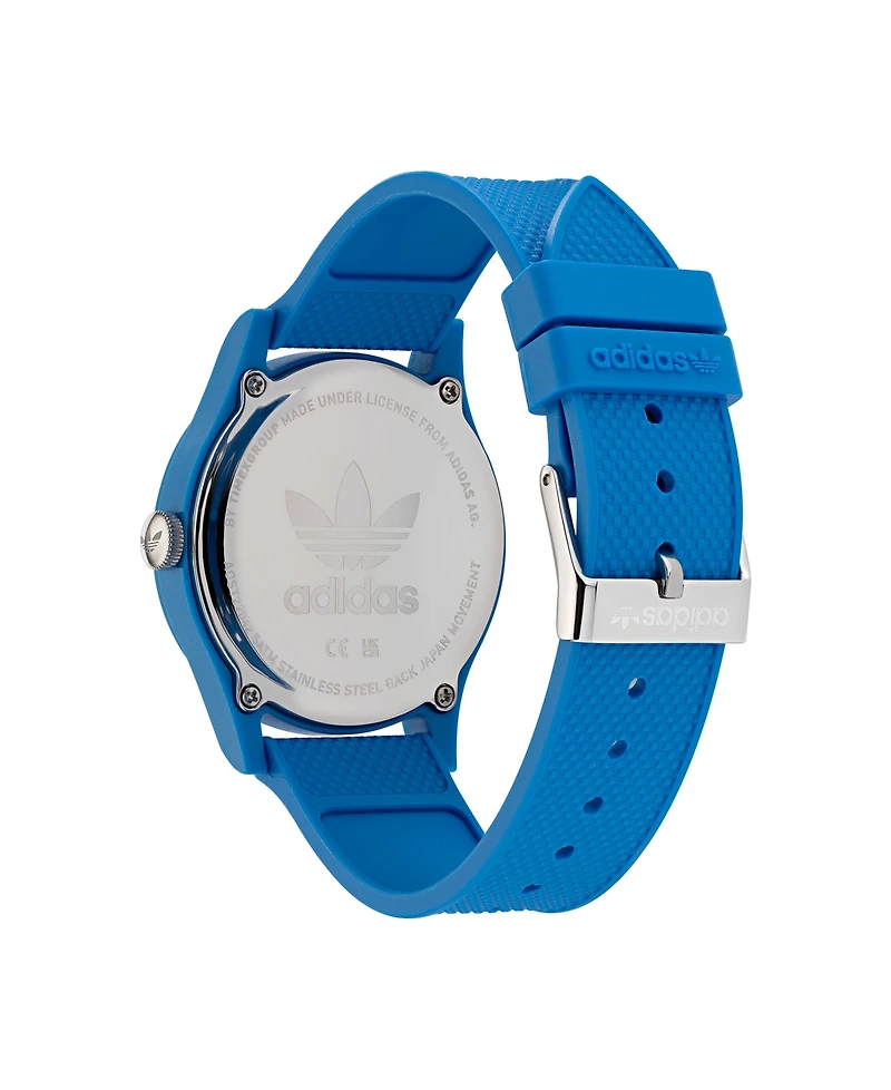 adidas Unisex Solar Project One Blue Resin Strap Watch 39mm
