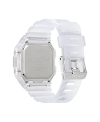 adidas Unisex Gmt Digital One Gmt Clear Resin Strap Watch 47mm