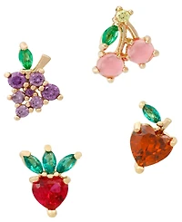 Girls Crew Fruit Basket Stud Earring Set